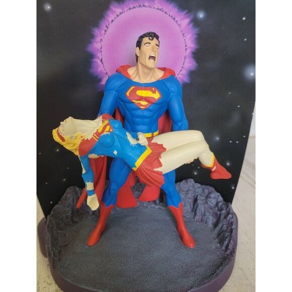 DC Direct crisis on infinite Earth Superman Supergirl collectible figure comics - Picture 2 of 16